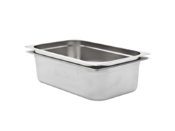 Vidaxl Recipientes Gastronorm 2 Pcs Gn 1/1 150 Mm Aço Inoxidável