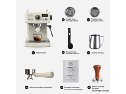 Máquina De Café Com Sistema De Espuma De Leite E Temperatura Ajustável