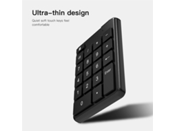 Teclado Numérico Sem Fio Bt5.1 19 Teclas Ultra-fino Portátil E Silencioso Para Laptop E Pc