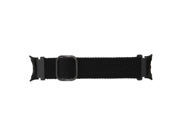 Pulseira de Relógio Tecida Trançada Ajustável para Pixel Watch Preta