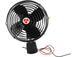 Ventilador Automotivo Aramox 12v De Metal, 6 Polegadas, Lâminas De Metal Pretas, Operação Silenciosa, 8w, Baixo Consumo