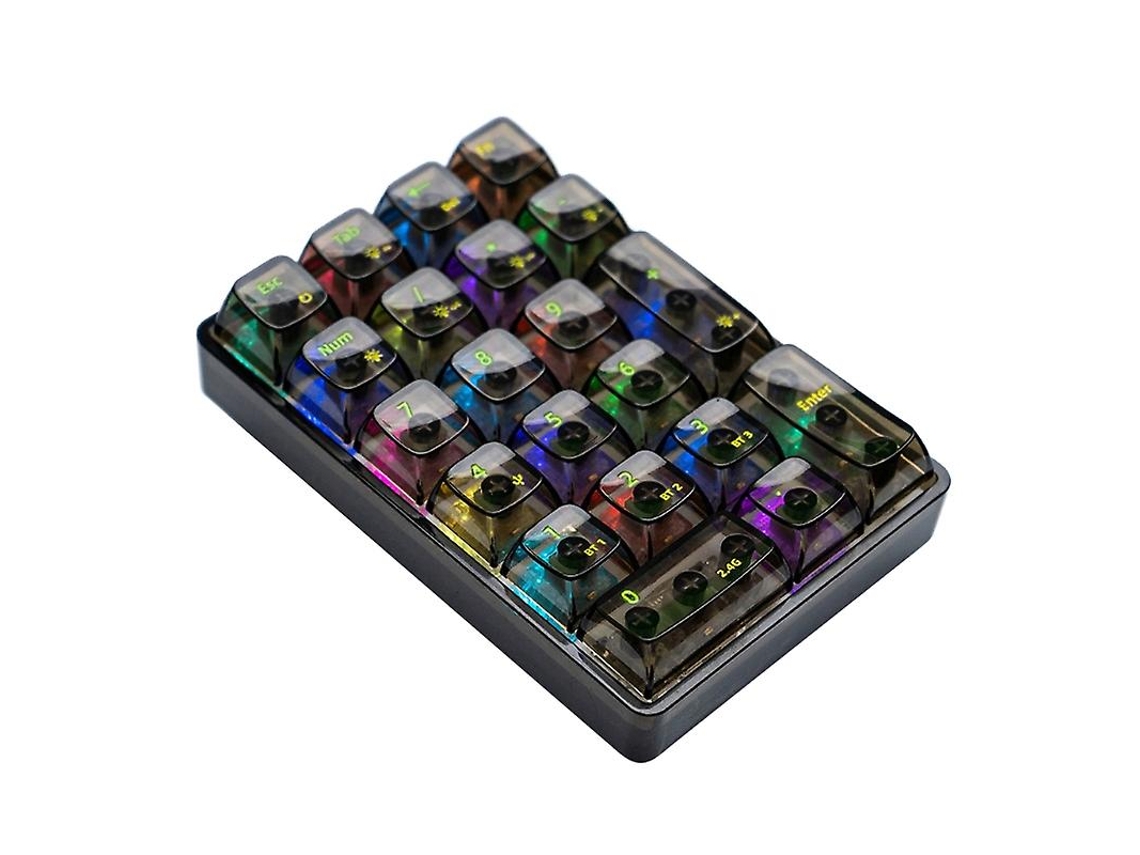 Teclado Numérico Transparente De 21 Teclas Para Jogos Everley891