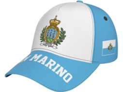 Boné Unissex com Bandeira San Marino, Leve, Estilo Hip Hop, Proteção Solar | S/MARCA