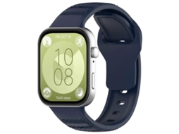 Pulseira Esportiva De Silicone Com Textura De Bolinhas Onduladas Para Huawei Watch Fit 3