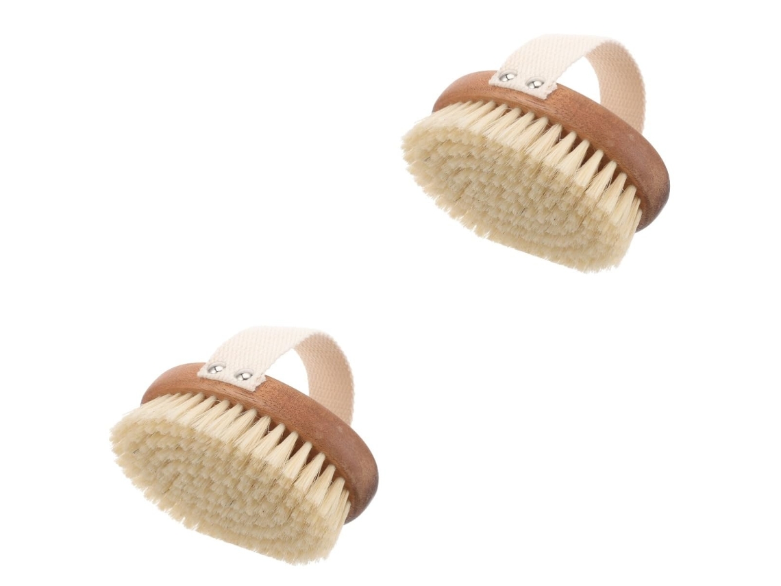 Lurelia Kit De 2 Escovas De Massagem Corporal De Cuidado Corporal, Uso Seco E Molhado, Massagem Suave E Limpeza Profunda