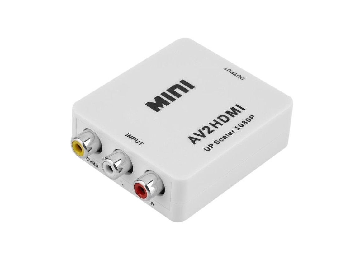 Conversor RCA Multi4you para HDMI AV2HDMI Branco