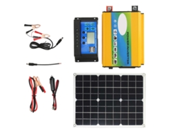 Sistema De Energia Solar Laxiscreed Com Proteção Avançada, Compatível Com Inversores De 300w