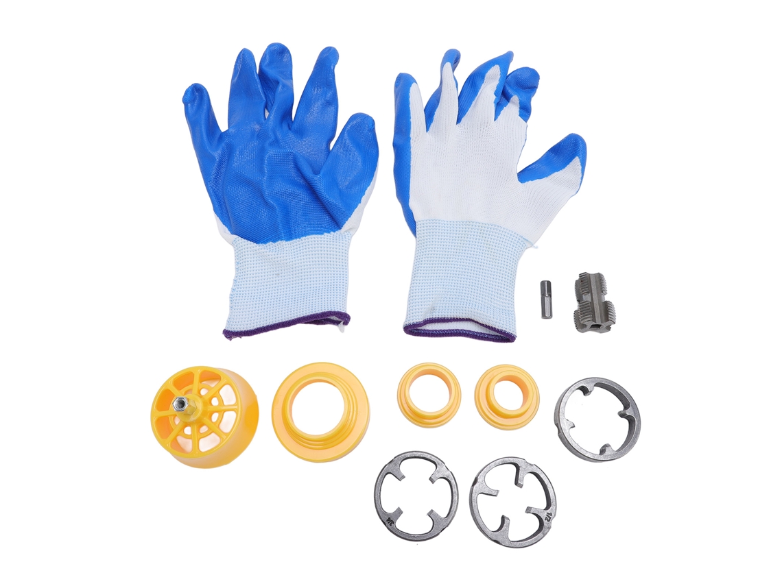Kit de Rosqueador de Tubos de PVC (compatível com Furadeiras Elétricas, acompanha 3 Matrizes)