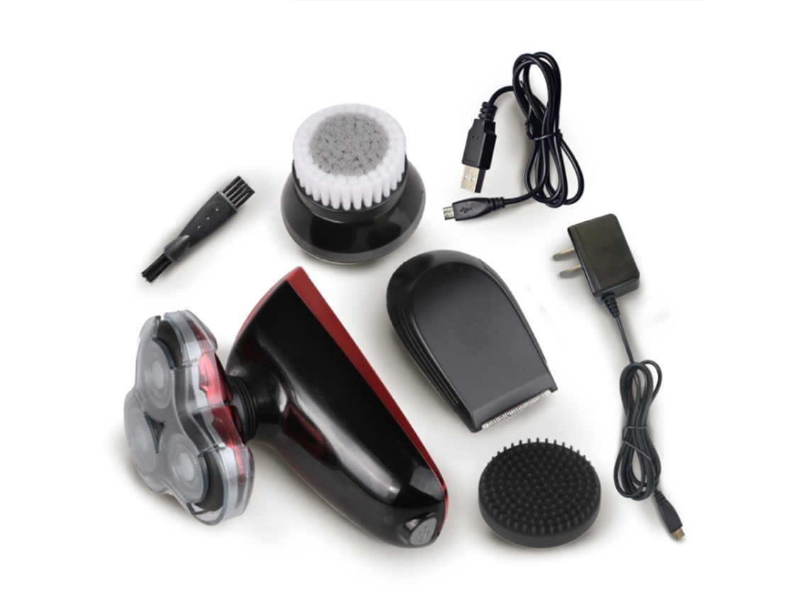 Afeitadora Eléctrica Recargable 4 En 1 Para Hombre