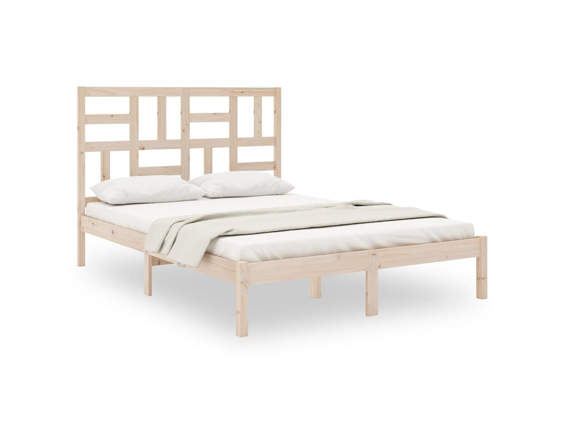 Estrutura de Cama Pequena Casal MAISON EXCLUSIVE em Pinho Maciço 120x190 cm