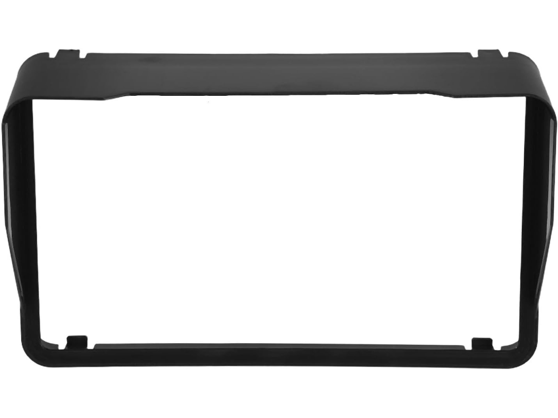 Viseira solar retangular em ABS para motocicleta, com proteção antirreflexo.