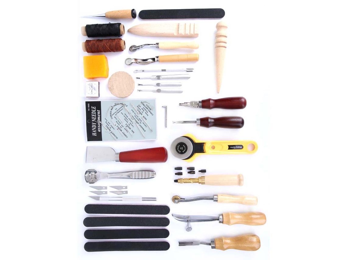 Kit Leathercraft Laxiscreed Para Punching E Carving Em Couro – Ferramentas De Artesanato De Qualidade