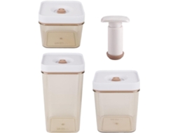 Conjunto De Recipientes Para Alimentos Com Tampas, Potes Herméticos