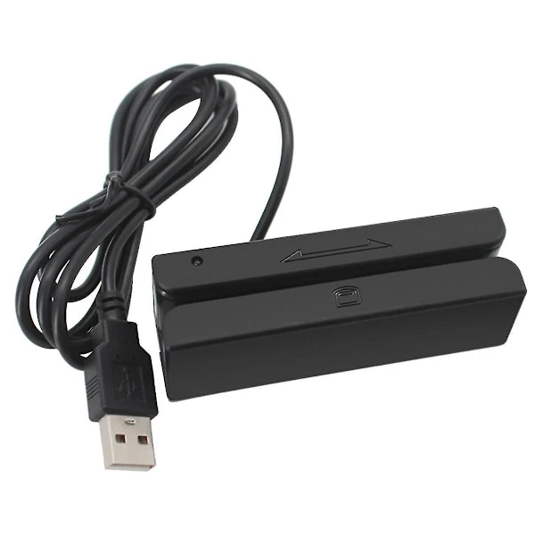 Leitor de Tarja Magnética Usb Msr90 com 3 Trilhas para Pc AQUAFORGE