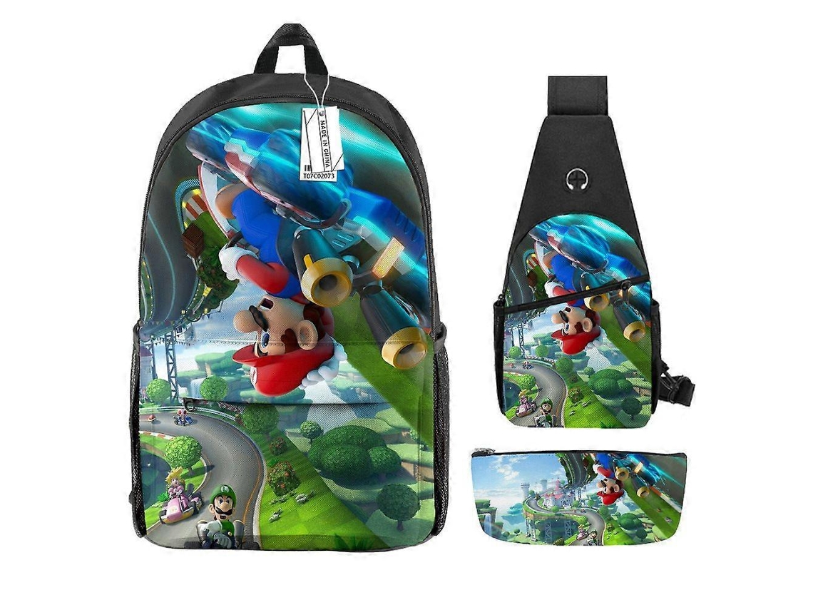 Mochila Escolar, Resistente E Organizada, Para Levar Os Livros E Materiais Com Conforto.