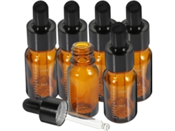 Conjunto De 6 Frascos De Vidro Para Viagem