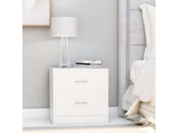 Vidaxl Mesas De Cabeceira 2 Pcs 40x30x40cm Derivados De Madeira Branco