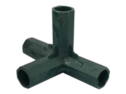 Conector de esquina 4 vias para moldura de estufa, móveis, 16mm, 4 peças, Linjou