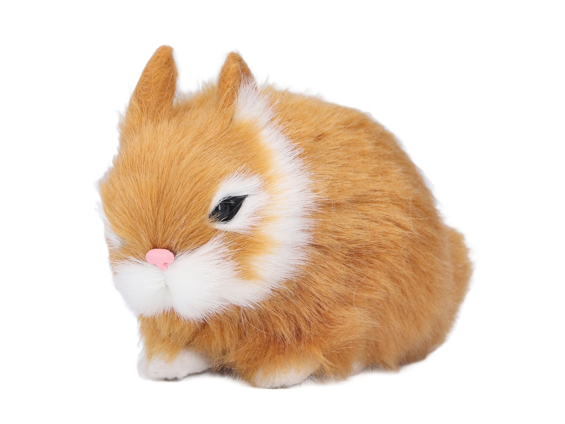 Miniature Plush Rabbit Stuffed Boneca, Soft Comparatable, Para Table Decoration