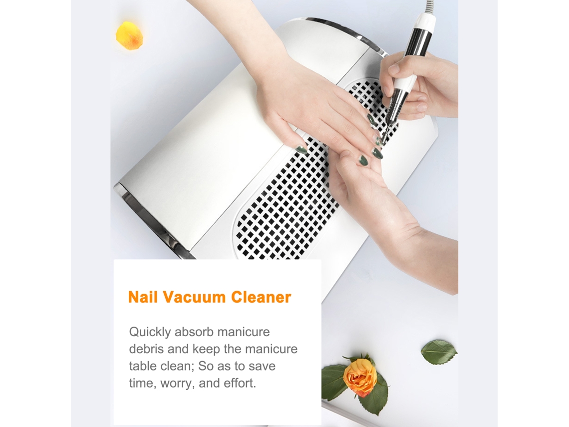 40w 3 Fans Nail Dust Collector Low Noise High Power With Hand Rest