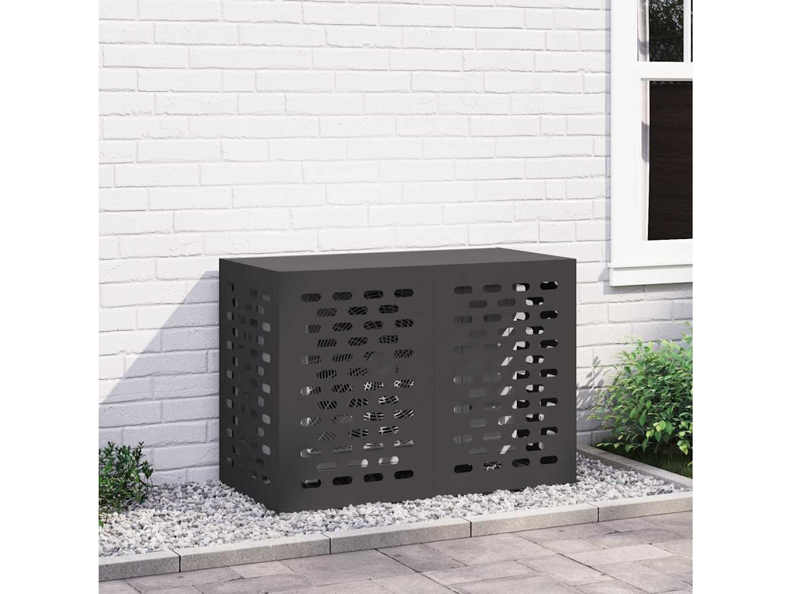 Vidaxl Capa De Ar Condicionado Preto 100 X 50 X 70 Cm