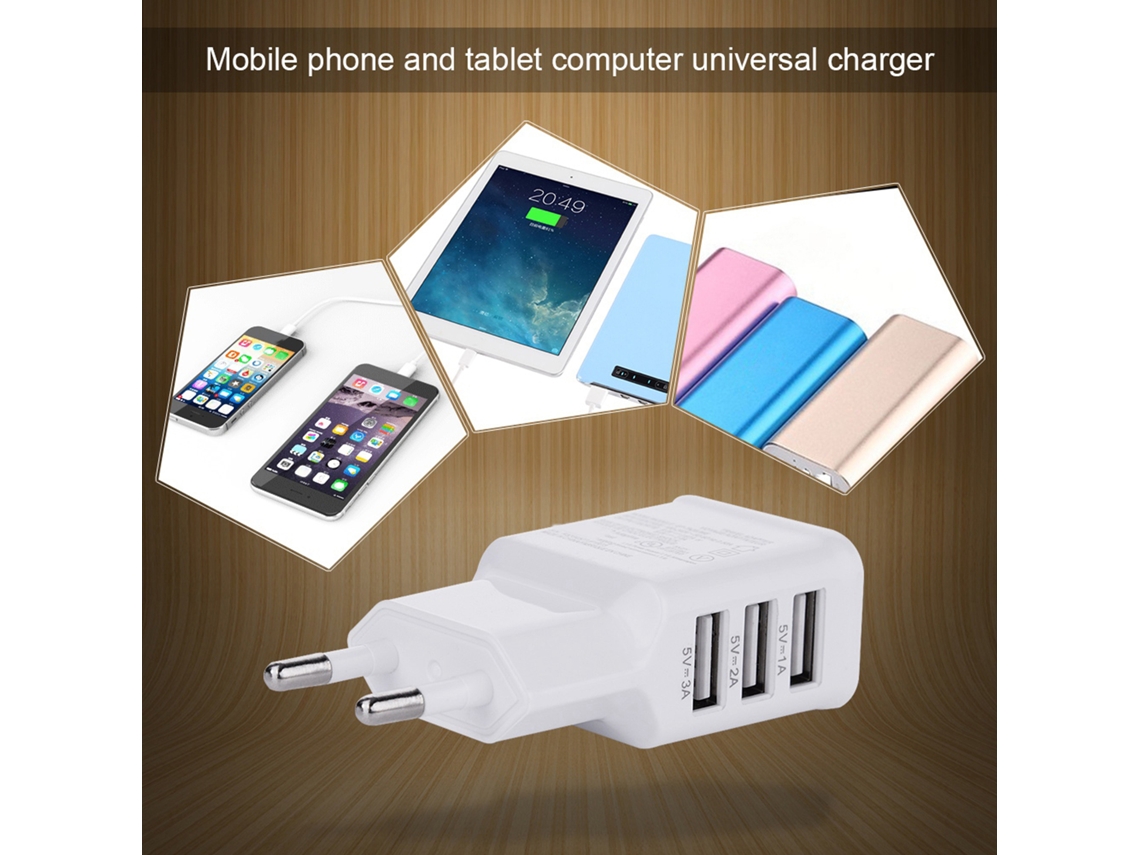 Carregador Parede Universal LAXISCREED 3 Usb