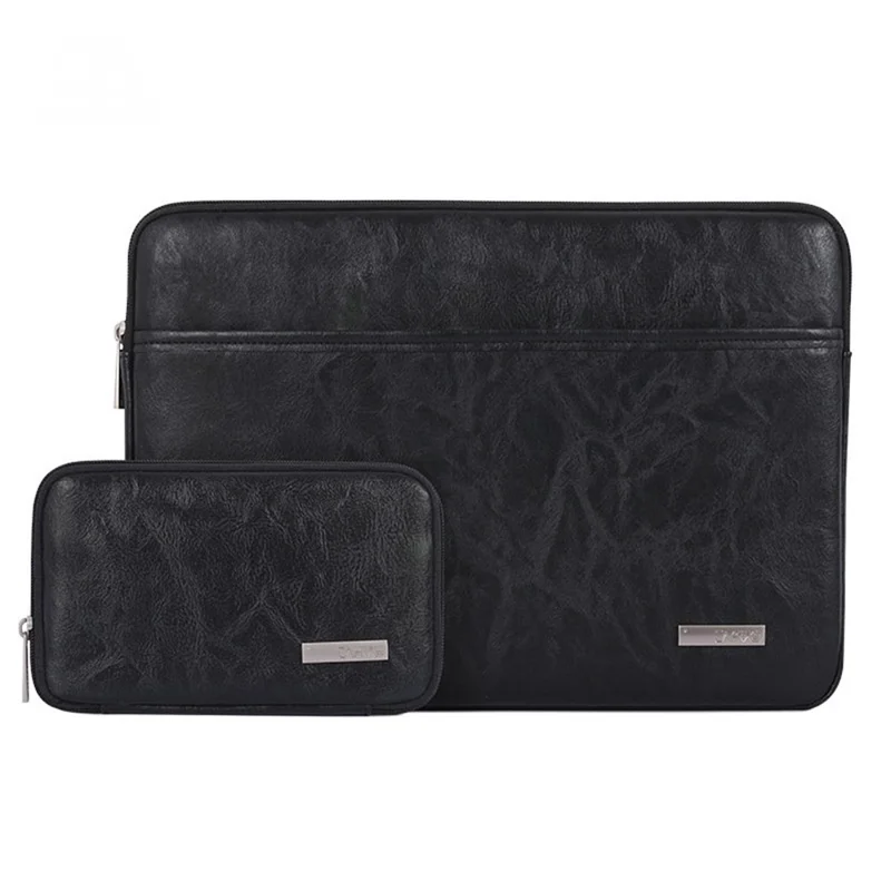 Capa Halinuia Para Portatil 14 Polegadas Anti-risco Slim Com Bolsas Duplas E Alca (cinza Claro)