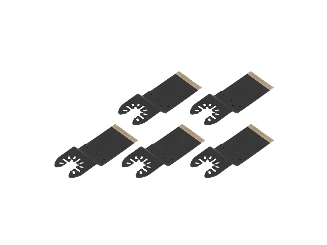 5 Peças Lâmina De Serra Oscilante 35mm Liberação Rápida Ferramenta De Corte Conjunto Kit Para Madeira Metal