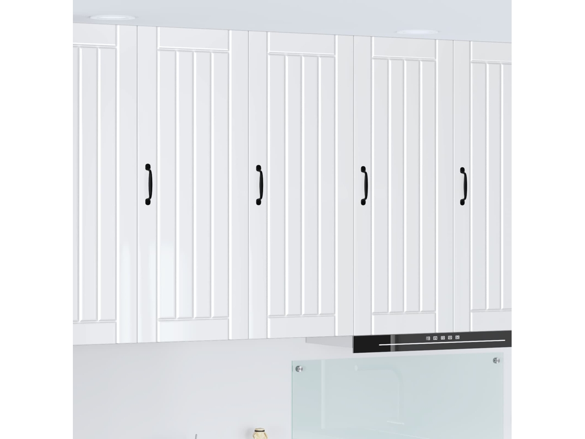 Vidaxl Armário De Parede Lucca Branco Brilhante 40 X 31 X 100 Cm