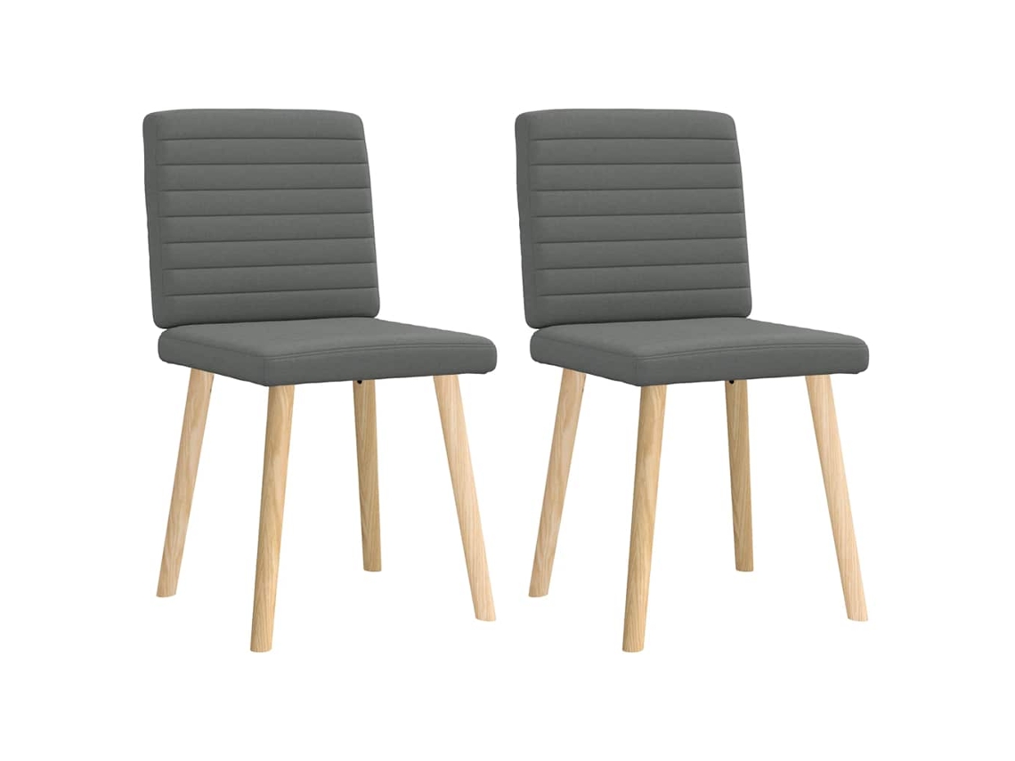 Dining Chair, Dining Chairs Vidaxl Cinzeto Tecido (n/a)
