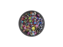 Decoração de unhas com broca acrílica AB com glitter, lantejoulas e strass 3D para manicure - 7