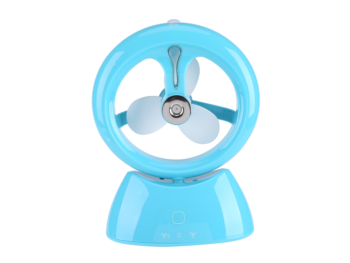 Ventilador Portátil Com Umidificador De Névoa Recarregável Da Laxiscreed, Silencioso E Ideal Para Uso Pessoal