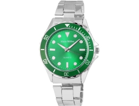 Relógio Alain Miller® Masculino Verde Em Aço Inoxidável 0012