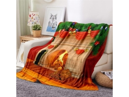 Manta de Flanela Fansu Quente e Macia Inverno em Microfibra 3d Ideal para Cama Ou Sofá Adequada Adultos Crianç