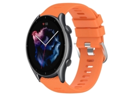 Pulseira De Silicone Macio De Cor Sólida De 22 Mm Para Amazfit Gtr 3 Pro