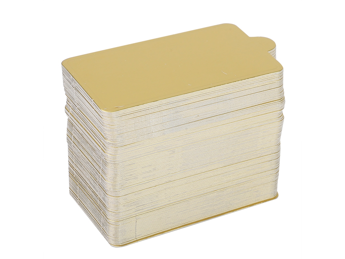 Tabuleiros de Bolo Mousse LAXISCREED 100pcs Ouro
