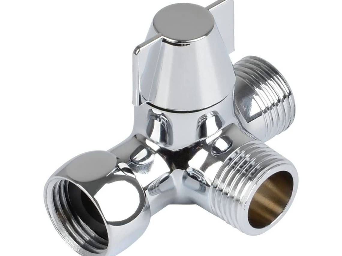 Válvula Desviadora De Chuveiro De 3 Vias, Adaptador T G1/2