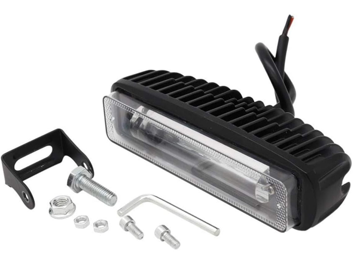 Luz De Segurança Led Vermelha 4 Polegadas E 30w Para Empilhadeira, Carrinho Ou Caminhão, Com Indicador De Perigo Para