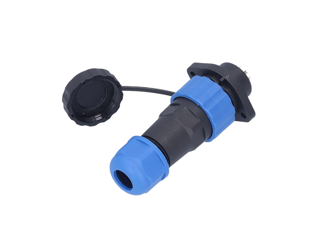 Laxiscreed Tomadas E Conectores Ip68 À Prova De Água Para Aviação Com Flange