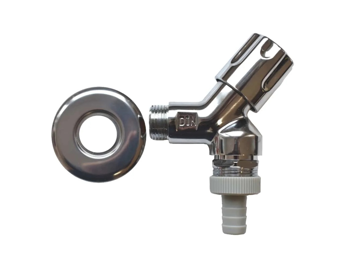 Válvula Angular Para Equipamentos Com Punho Ergonómico 1/2'