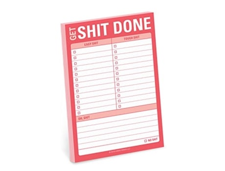 Livro Knock Knock Get Shit Done Great Big Sticky Note de Knock Knock (Inglês)