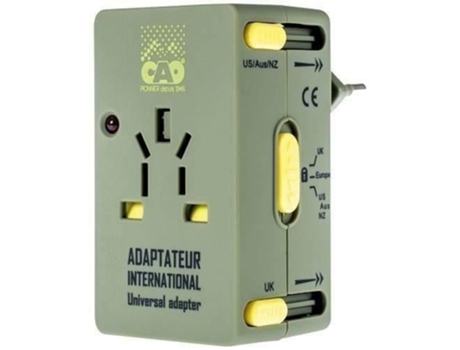 Adaptador De Soquete Universal Cad Cáqui E Amarelo Cao