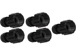 Conector De Niple Com Rosca Fêmea G3/8, 5 Peças, Para Mangueiras