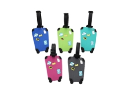 Pacote Com 5 Etiquetas De Bagagem Para Mala De Viagem, Identidade, Endereço, Nome, Etiqueta, Cartão De Pvc SUNNY SPACES