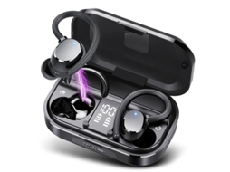 Auriculares Sem Fio Esportivos Playtime Hifi Stereo Deep Bass Bestvite Bluetooth Preto