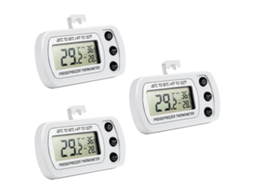 Termômetro Digital Para Geladeira Magiclulu De 3 Peças, Com Visor Lcd À Prova D Água, Monitoramento De Temperatura Para
