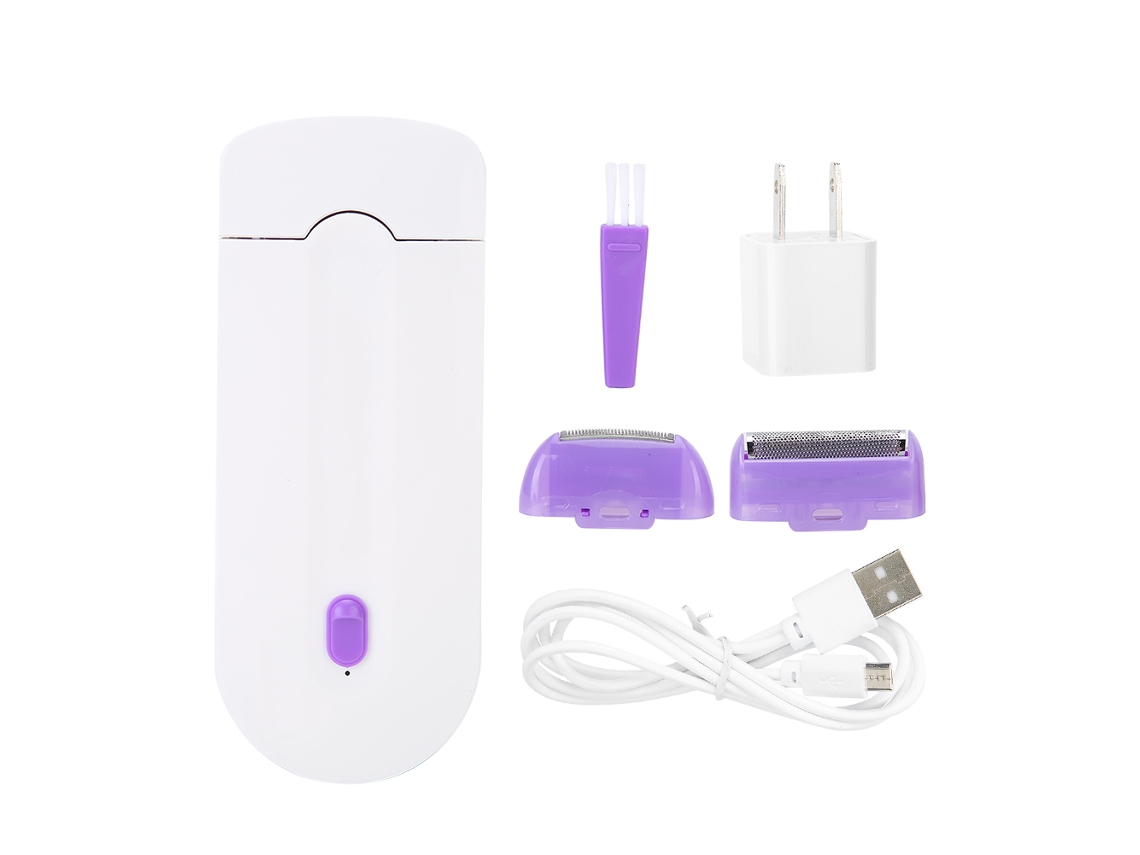 Máquina De Depilação Com Luz Azul Para Mulheres, Carregável Via Usb E Com Tomada, Ferramenta Elétrica De Depilação Corporal