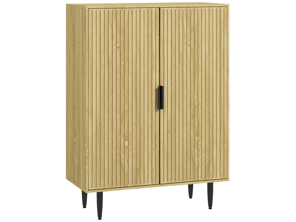 Sapateira com 4 Gavetas Dobráveis Design Compacto Prateleira Aberta 12 a 20 Pares Aço Marrom | S/MARCA