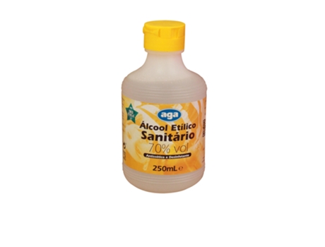 Álcool Sanitário 70% Aga 250 ml
