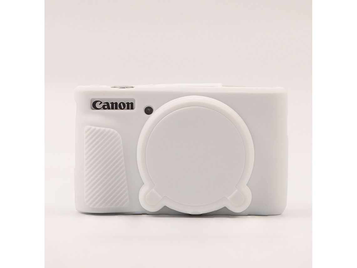 Capa Protetora Silicone HEXINYIGJLY para Canon Powershot Sx740/sx730leve, Antirriscos Branco